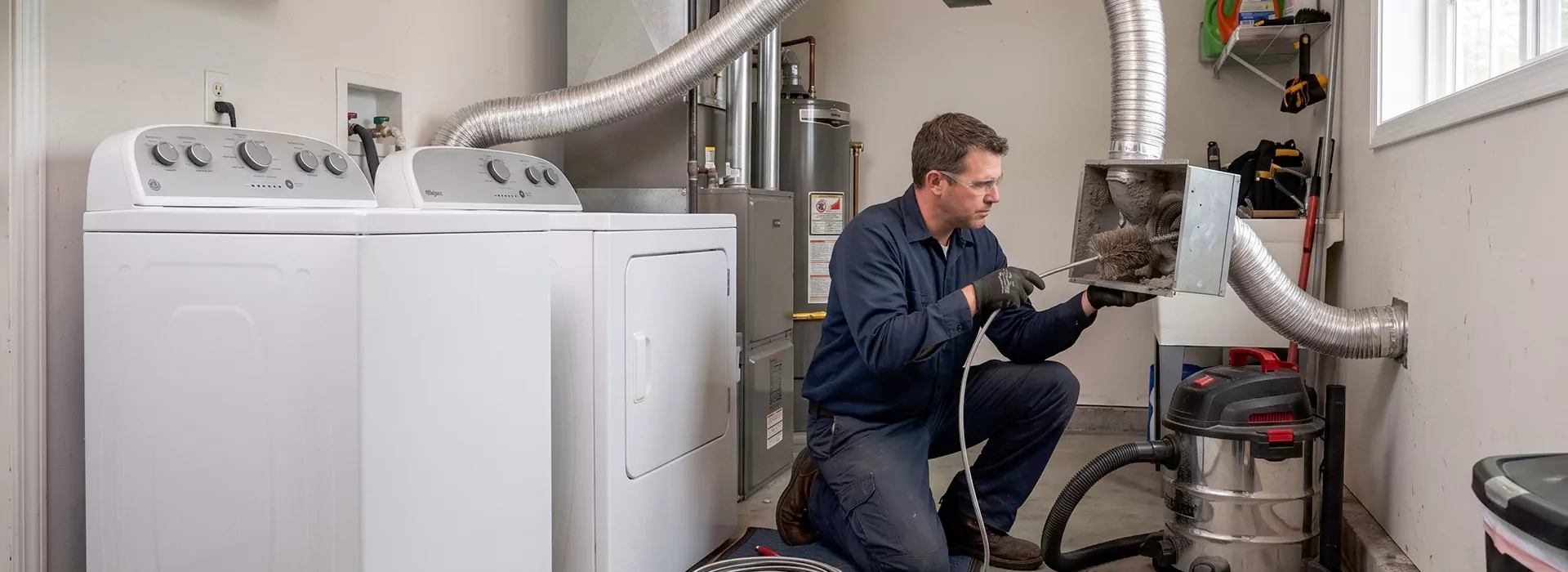 Dryer Vent Booster Fan Cleaning Mission, TX