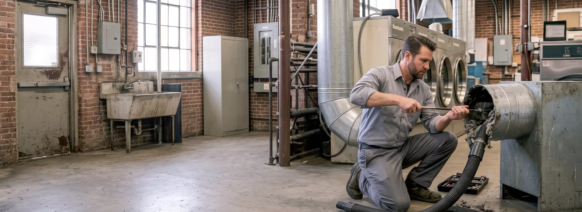 Industrial Dryer Vent Cleaning Mission, TX