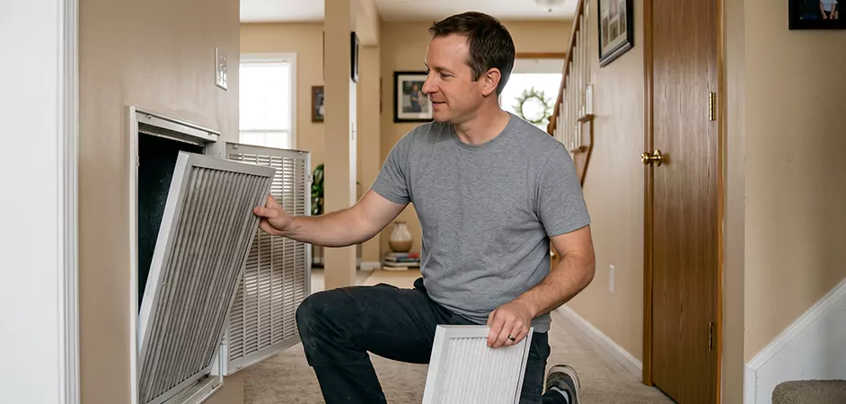 AC Air Filter Replacement in Mission, TX