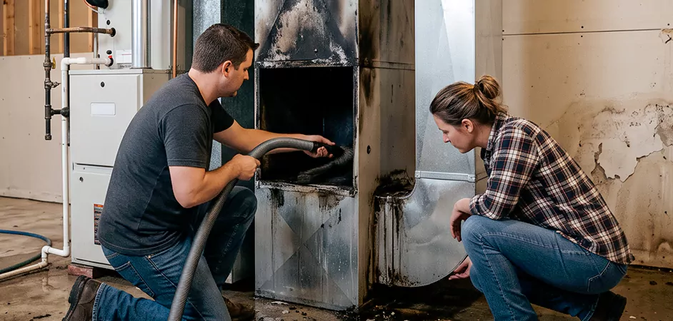 Fire and Flood Duct Restoration in Mission, TX
