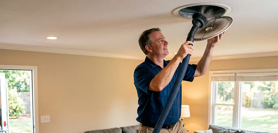 Residential Air Vent Cleaning in Mission, TX