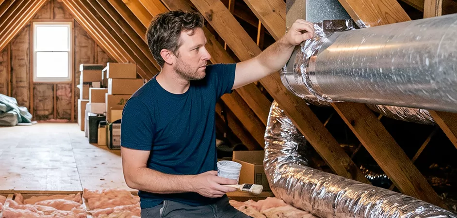 Duct Board Leak Repair in Mission