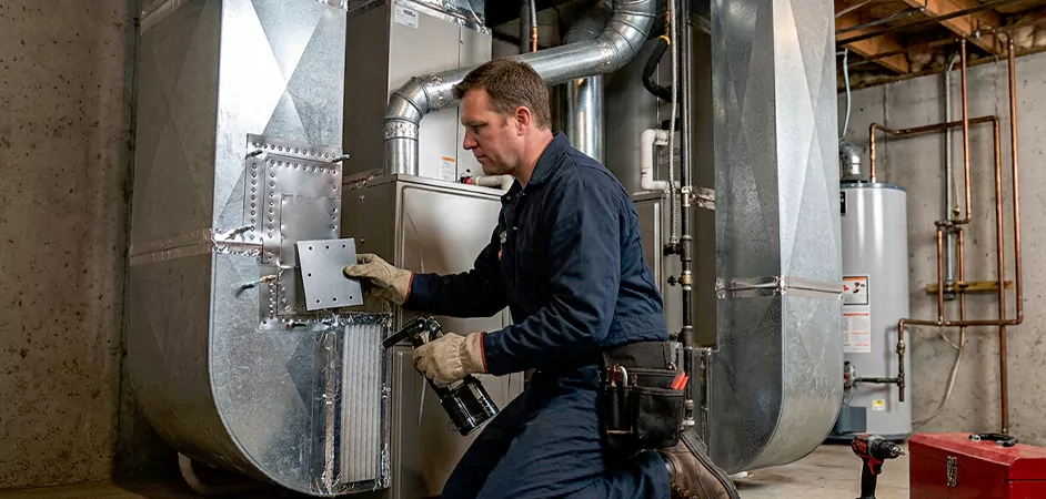Supply and Return Plenum Repair in Mission