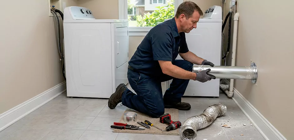 Dryer Vent Replacement in Mission