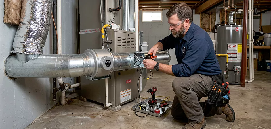 Booster Fan Installation in Mission