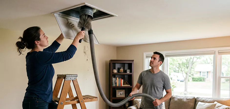 Roof and Wall Exhaust Cap Cleaning in Mission