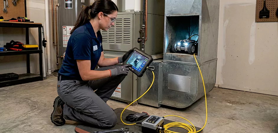 Robotic Duct Inspection in Mission