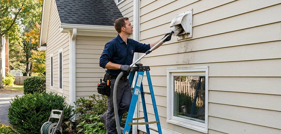Exterior Vent Cap Cleaning in Mission